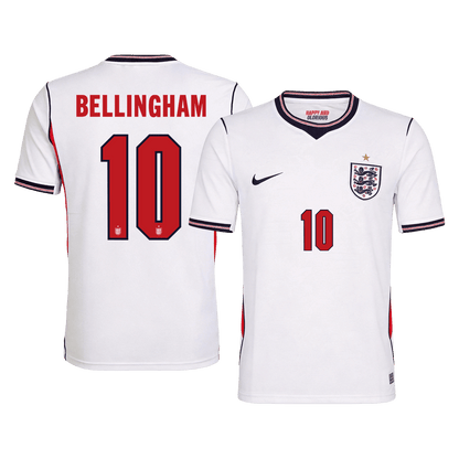 BELLINGHAM #10 Heren Engeland Thuis Voetbalshirt WK Voetbal 2026 - voorkant