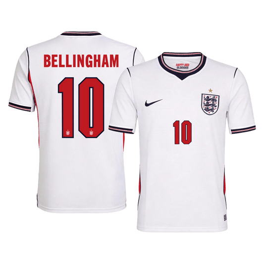 BELLINGHAM #10 Heren Engeland Thuis Voetbalshirt WK Voetbal 2026 - voorkant