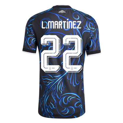 L. MARTÍNEZ #22 Argentinië Spelersversie uitshirt WK Voetbal 2026 - slim fit