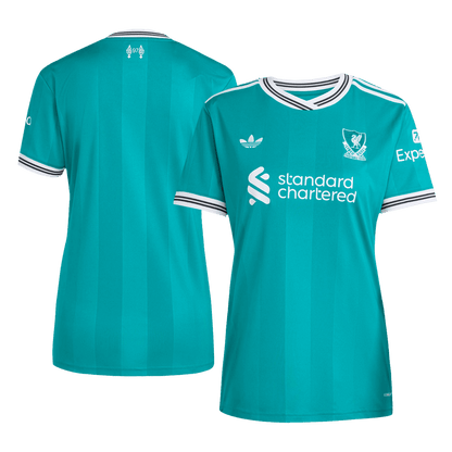 Dames Liverpool Derde Voetbalshirt 2025/26 - achterkant