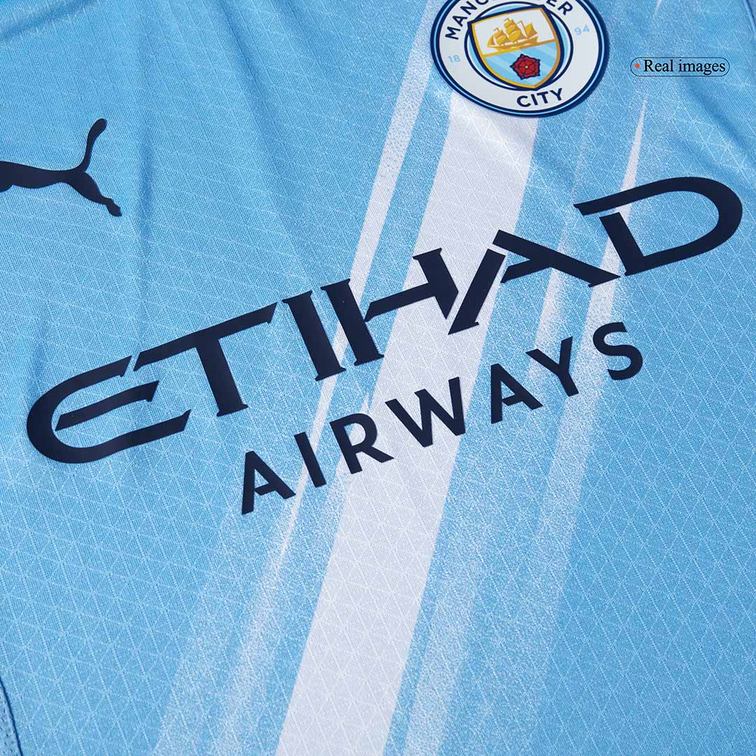 Manchester City Thuis Spelersversie Voetbalshirt 2025/26 - Slim Fit - foto 14