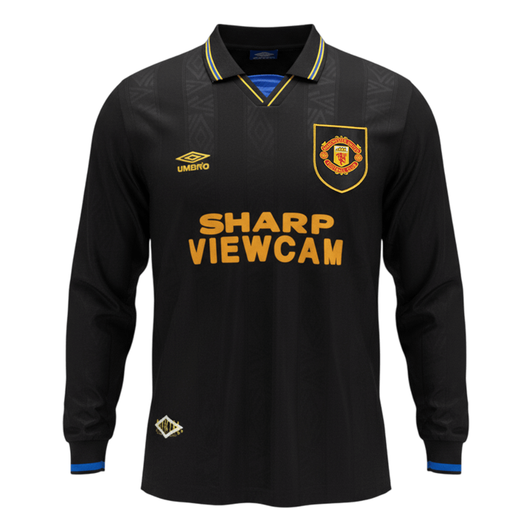Retro Manchester United Uit Lange Mouwen Voetbalshirt 1993/94 2025/26
