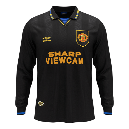 Retro Manchester United Uit Lange Mouwen Voetbalshirt 1993/94 2025/26