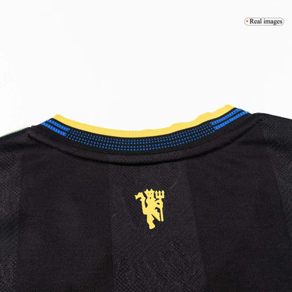 Heren Manchester United Derde Voetbalshirt 2025/26 - achterkant