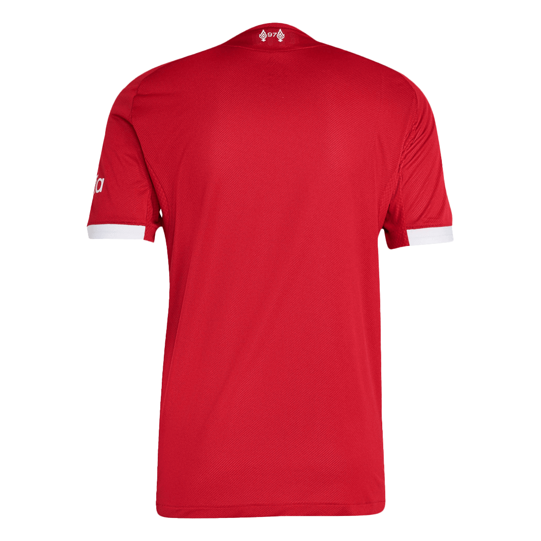 Liverpool Thuis Spelersversie Voetbalshirt 2025/26 - Slim Fit - detail