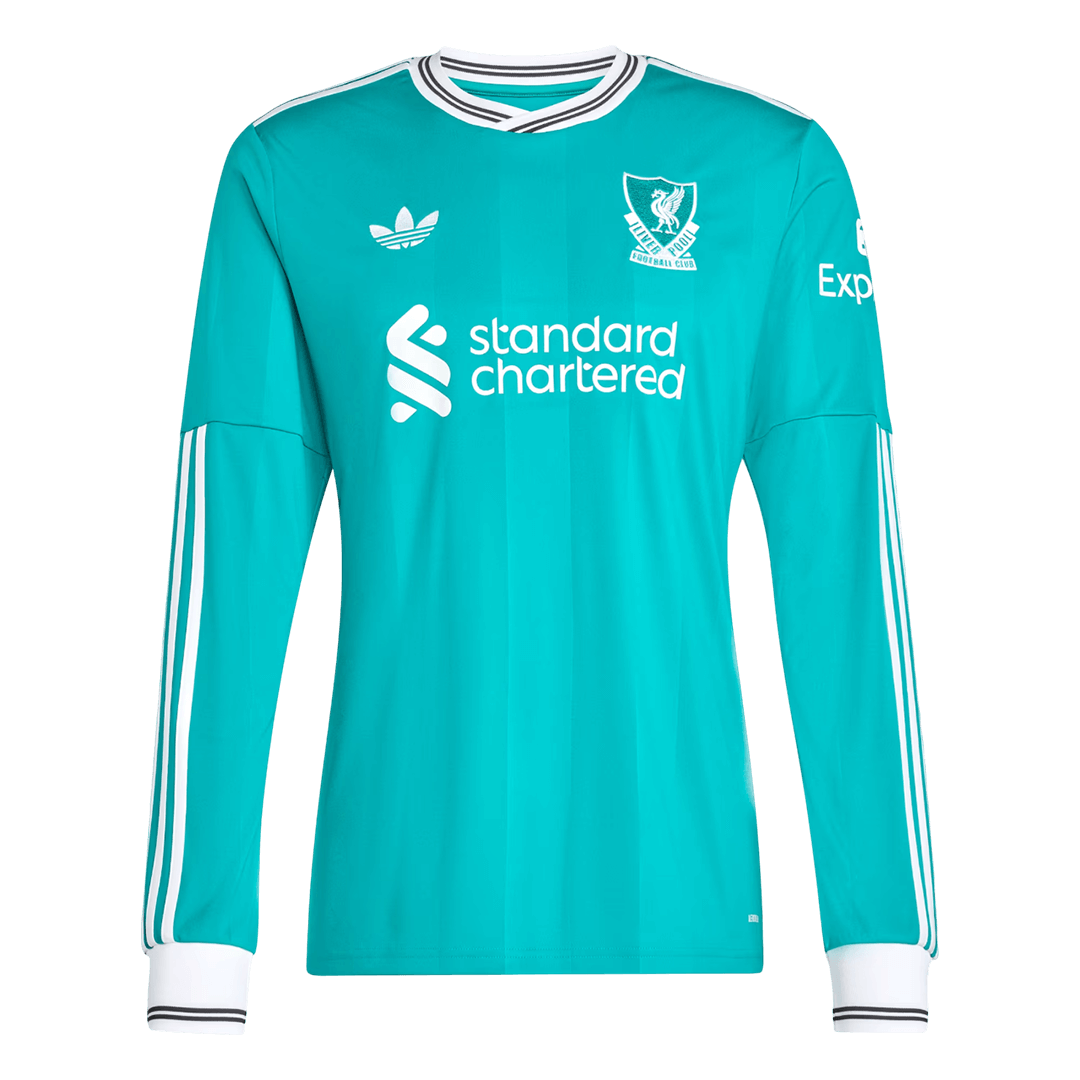 Heren Liverpool Derde Lange Mouwen Voetbalshirt 2025/26 - achterkant