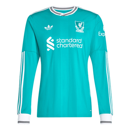 Heren Liverpool Derde Lange Mouwen Voetbalshirt 2025/26 - achterkant