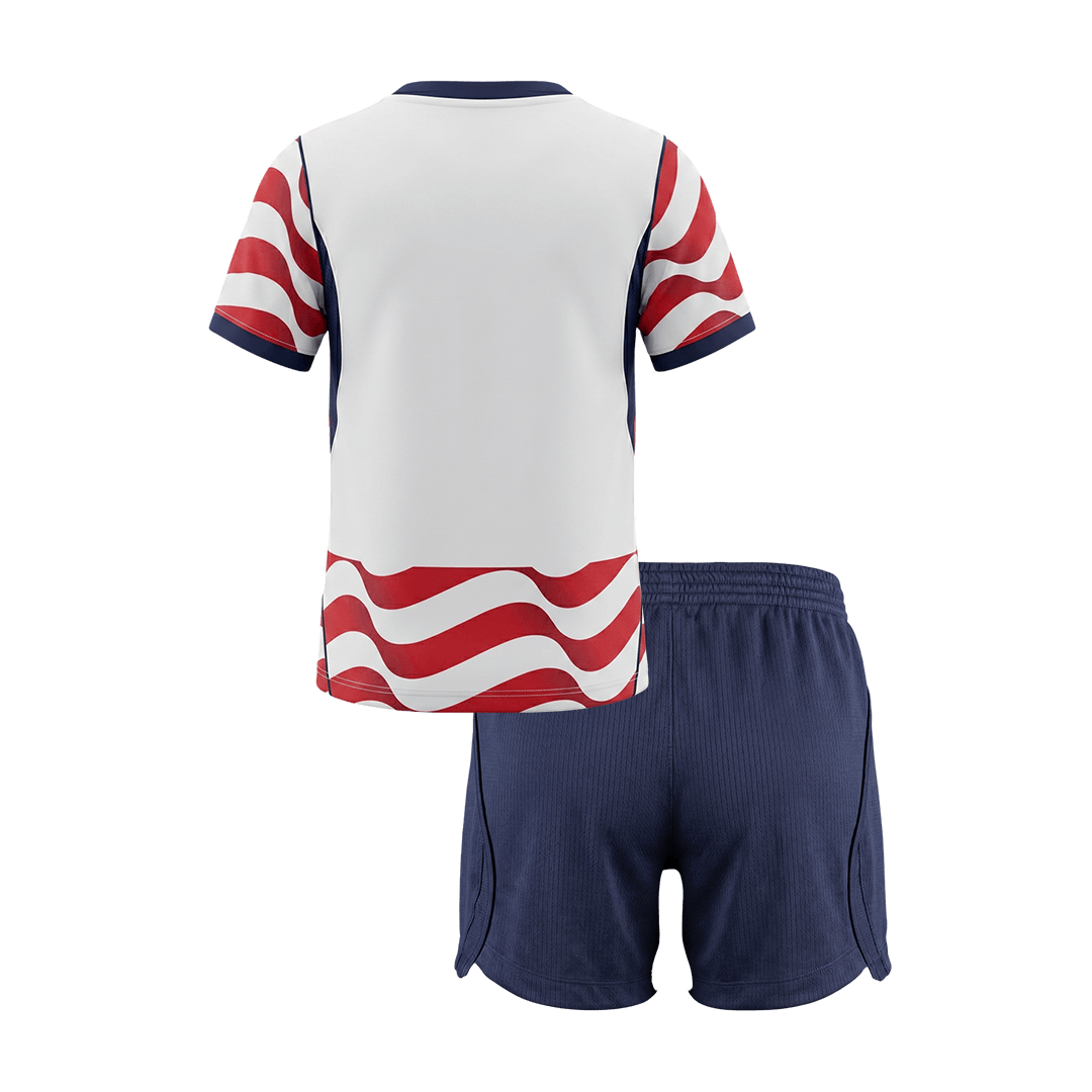 Kinder Verenigde Staten Thuis Tenue WK Voetbal 2026 - achterkant