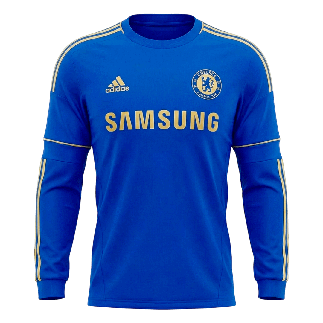 Retro Chelsea Thuis Lange Mouwen Voetbalshirt 2012/13 2025/26