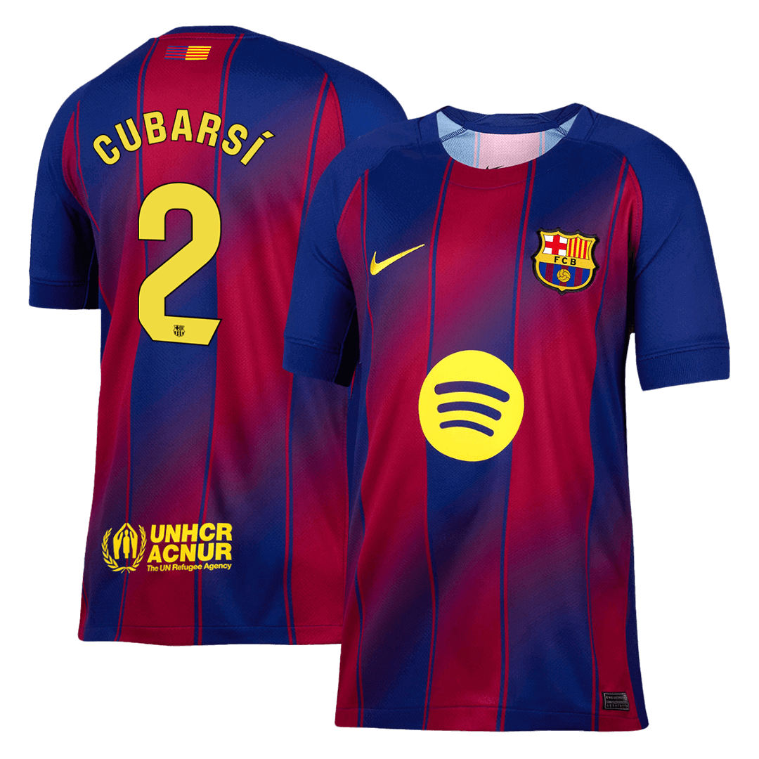 CUBARSí #2 Heren Barcelona Thuis Voetbalshirt 2025/26 [PREMIUM]