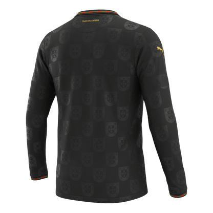Heren Portugal Lange Mouwen Voetbalshirt 2026 - achterkant