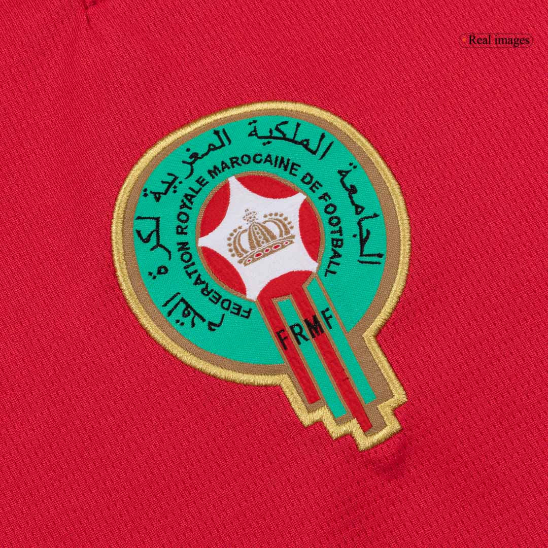 Heren Marokko Thuis Voetbalshirt WK Voetbal 2026 - zijkant