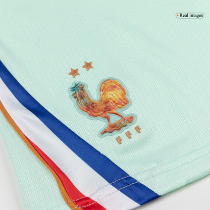 Kinder Frankrijk Uit Tenue WK Voetbal 2026 - detail