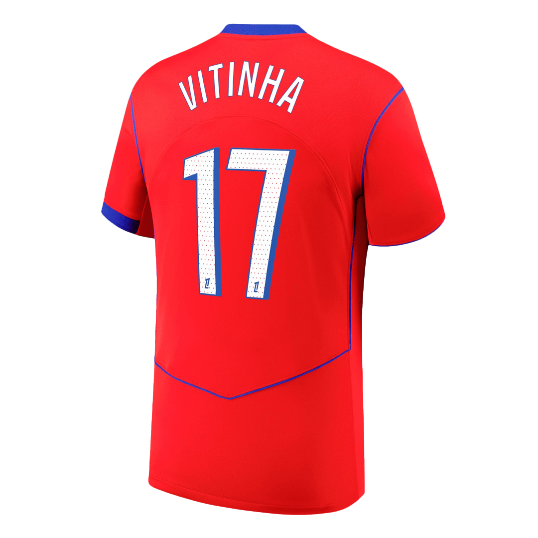 VITINHA #17 Heren PSG Derde Voetbalshirt 2025/26 - extra