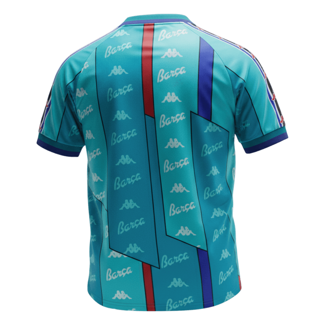 Retro Barcelona Uit Voetbalshirt 1996/97 - achterkant