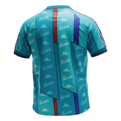 Retro Barcelona Uit Voetbalshirt 1996/97 - achterkant
