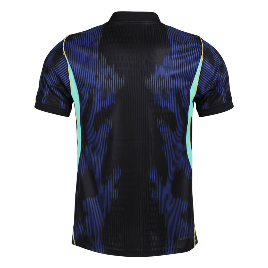 Brazilië Uit Spelersversie Voetbalshirt 2026 - Slim Fit - detail
