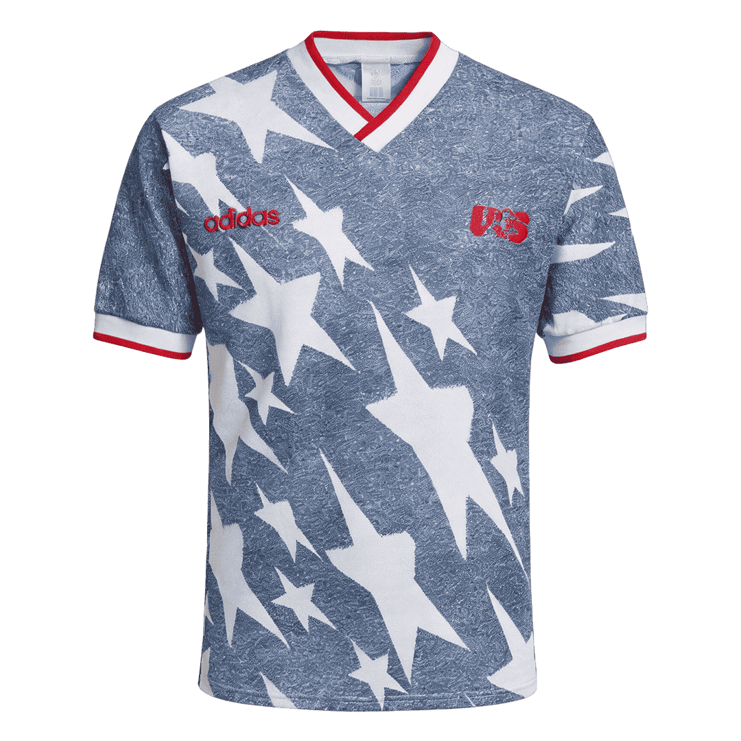 Retro Verenigde Staten Uit Voetbalshirt 1994 - voorkant