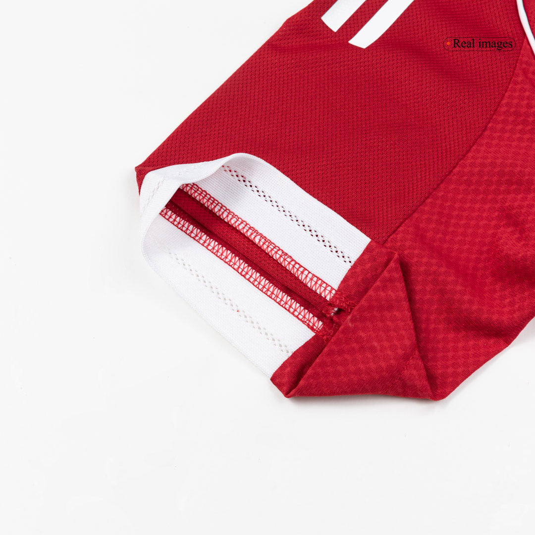 GAKPO #18 Liverpool Thuis Spelersversie Voetbalshirt 2025/26 - Slim Fit - model