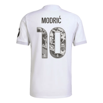 MODRIĆ Special #10 Real Madrid Thuis Spelersversie Voetbalshirt 2025/26 - Slim Fit - close-up