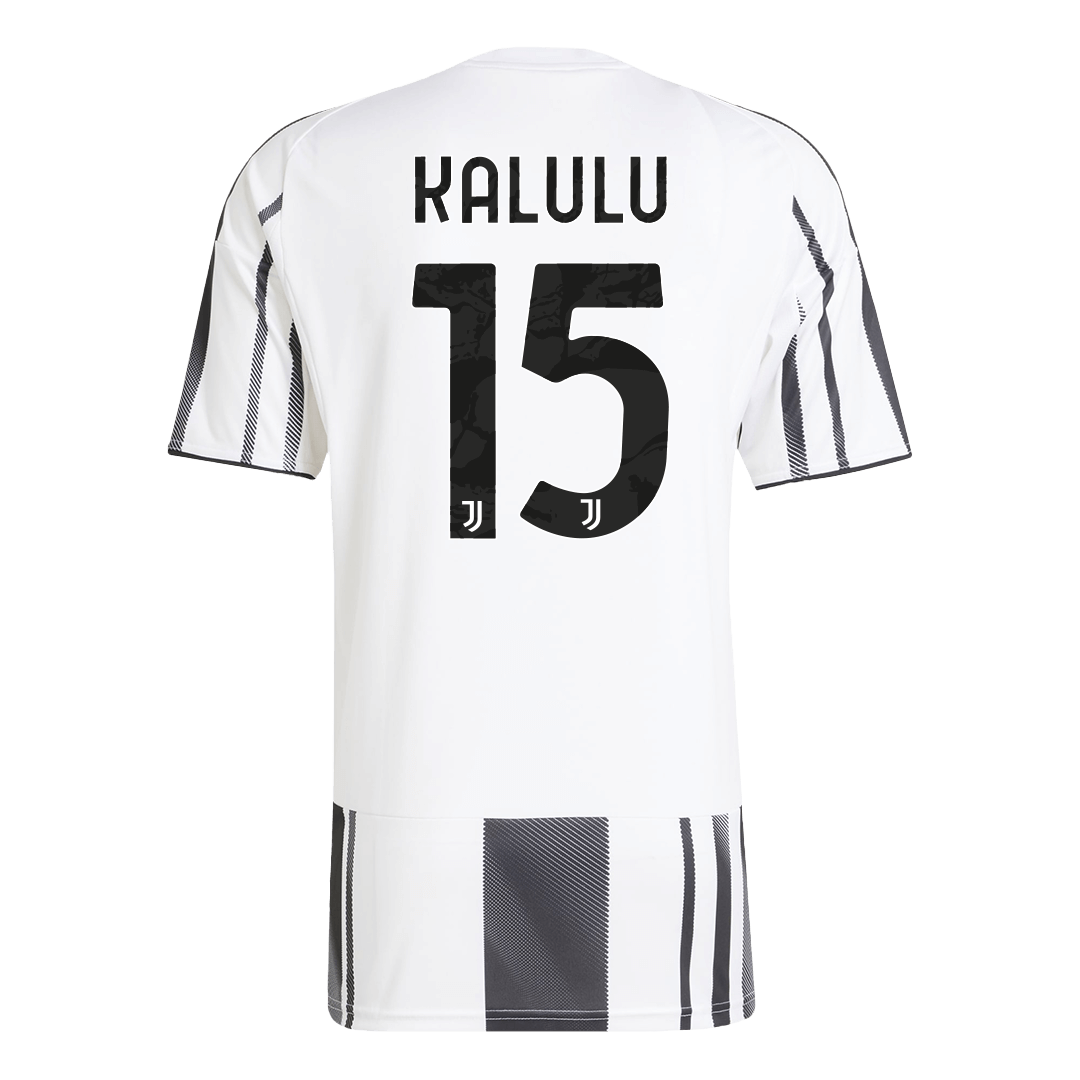 KALULU #15 Heren Juventus Thuis Voetbalshirt 2025/26 - zijkant