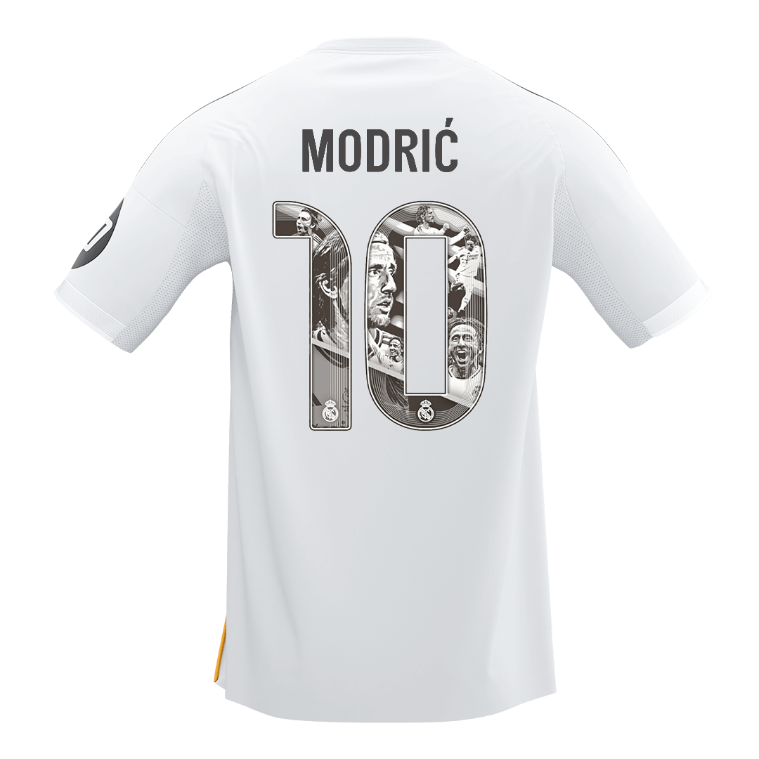 MODRIĆ Special #10 Heren Real Madrid Thuis Voetbalshirt 2025/26 [PREMIUM] - achterkant