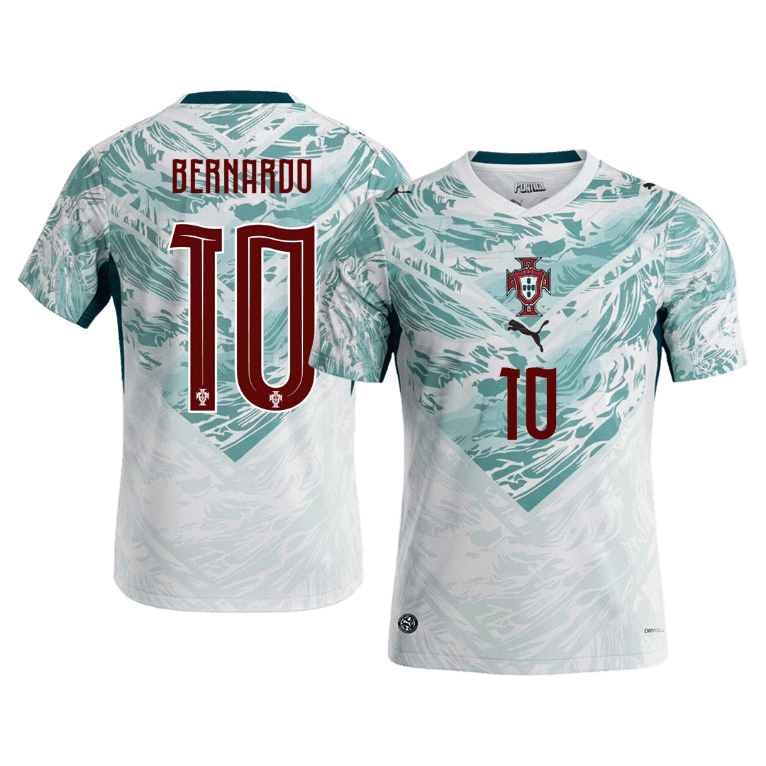 BERNARDO #10 Heren Portugal uitshirt WK Voetbal 2026