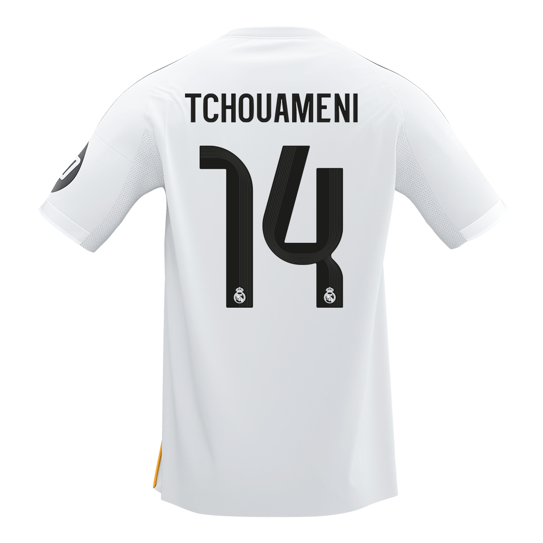 TCHOUAMENI #14 Heren Real Madrid Thuis Voetbalshirt 2025/26 [PREMIUM] - extra