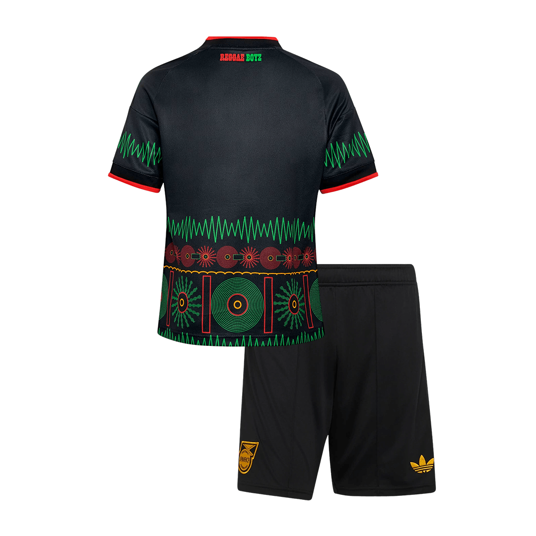 Kinder Jamaica Uit Tenue WK Voetbal 2026 - achterkant