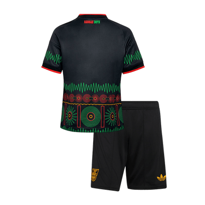 Kinder Jamaica Uit Tenue WK Voetbal 2026 - achterkant