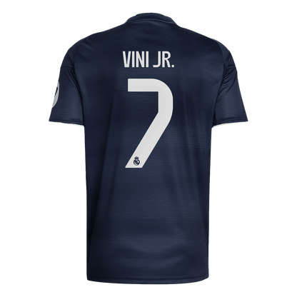VINI JR. #7 Heren Real Madrid Uit Voetbalshirt 2025/26 - detail