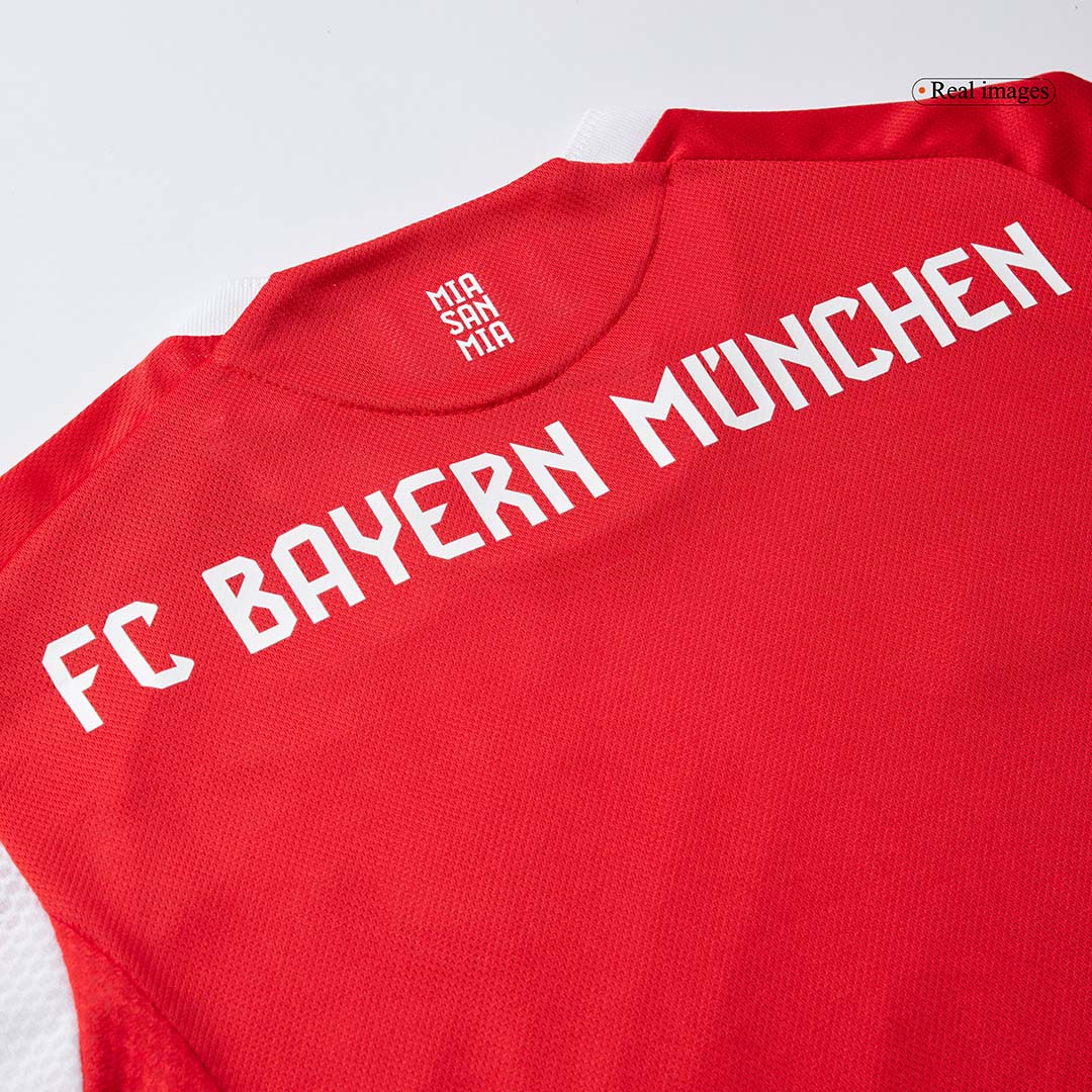Bayern Munich Thuis Spelersversie Voetbalshirt 2025/26 - Slim Fit - zijkant