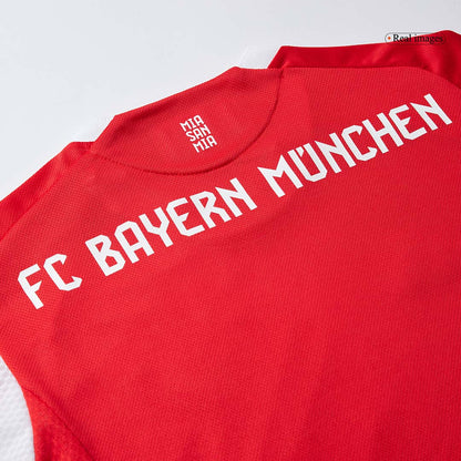 UPAMECANO #2 Bayern Munich Thuis Spelersversie Voetbalshirt 2025/26 - Slim Fit - achterkant
