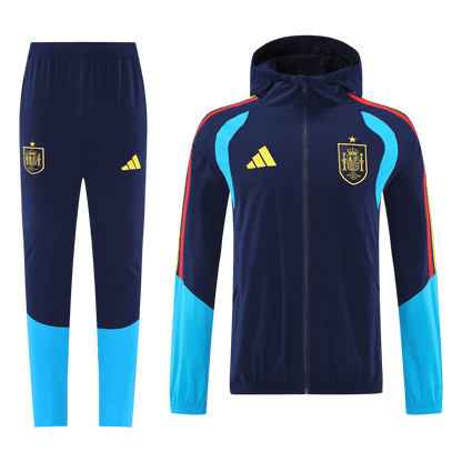 Spanje Trainingsjack Set(top+broek) 2026 Blue&Black football shirt