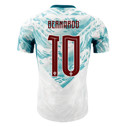 BERNARDO #10 Portugal Spelersversie uitshirt WK Voetbal 2026 - slim fit