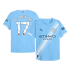 DE BRUYNE #17 Manchester City Spelersversie thuisshirt 2025/26 - slim fit