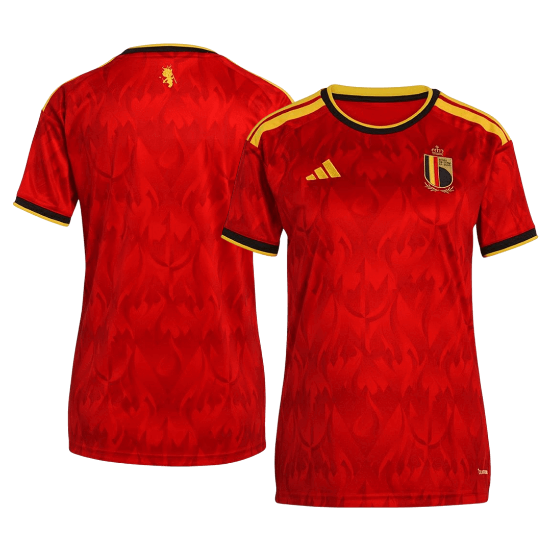 Dames België Thuis Voetbalshirt WK Voetbal 2026 - achterkant