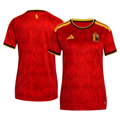 Dames België Thuis Voetbalshirt WK Voetbal 2026 - achterkant