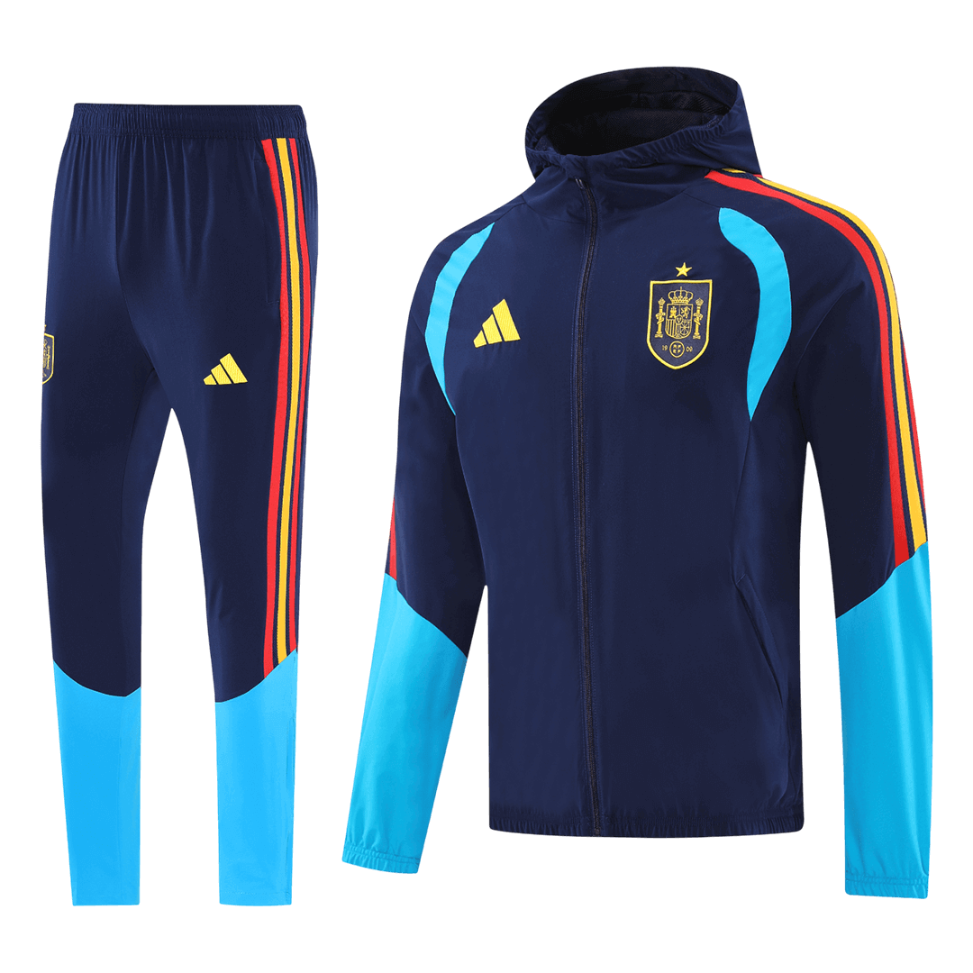 Spanje Trainingsjack Set(top+broek) 2026 Blue&Black - detail