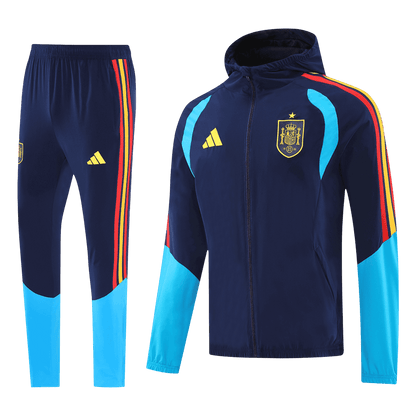 Spanje Trainingsjack Set(top+broek) 2026 Blue&Black - detail