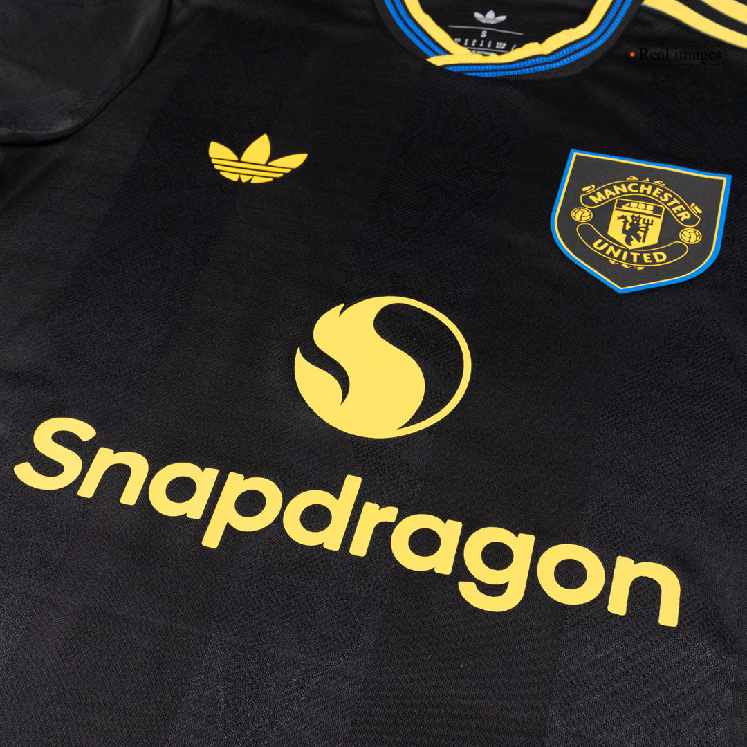 MOUNT #7 Heren Manchester United Derde Voetbalshirt 2025/26 - extra