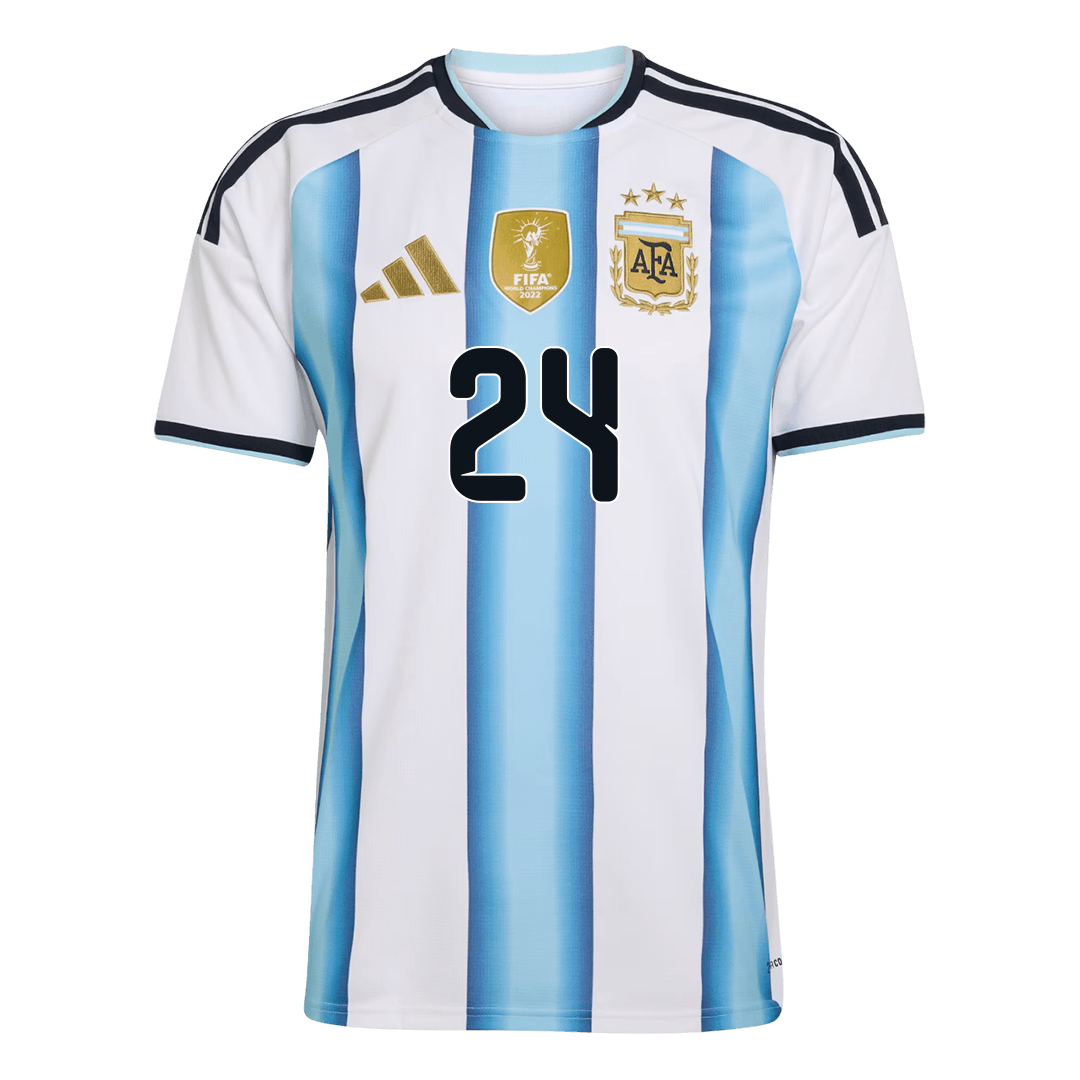 E. FERNANDEZ #24 Heren Argentinië thuisshirt 2026 [PREMIUM]