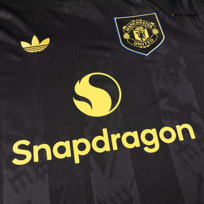 Heren Manchester United Derde Lange Mouwen Voetbalshirt 2025/26 - verpakking