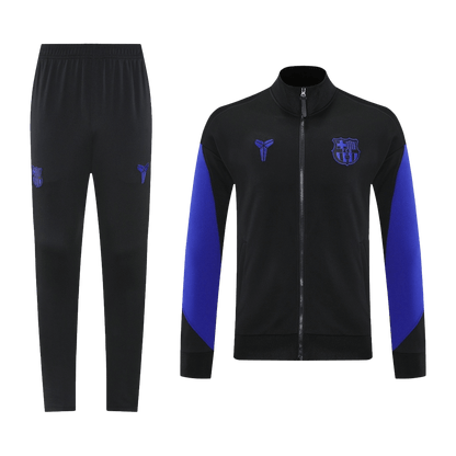 Barcelona Thuis Trainingsjack Set(Jas+Broek) 2025/26 Black&Purple football shirt