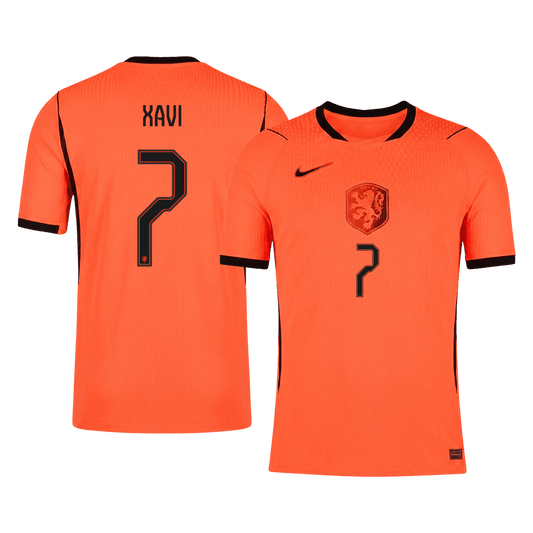 XAVI #7 Nederland Spelersversie thuisshirt WK Voetbal 2026 - slim fit