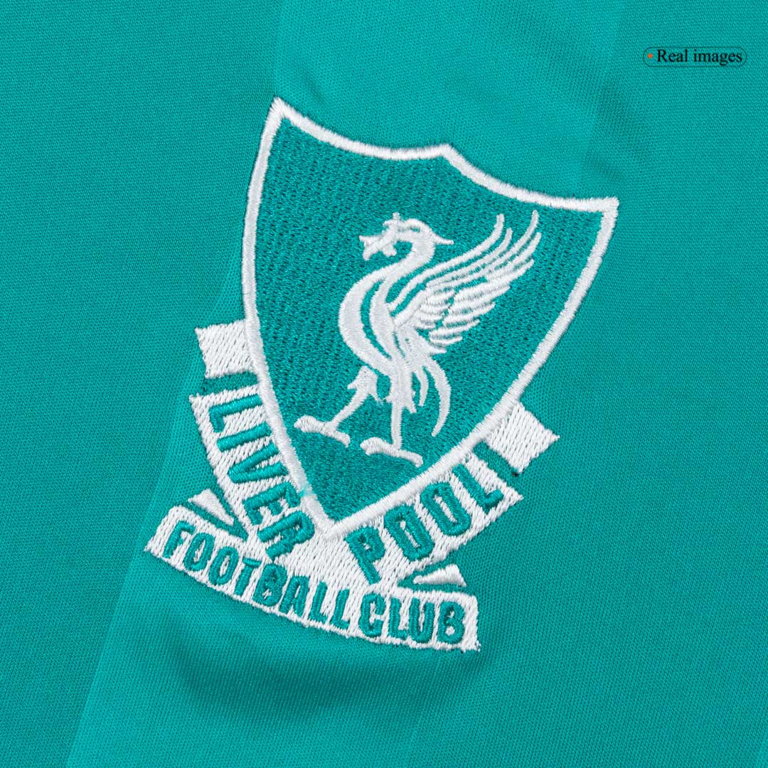 M.SALAH #11 Heren Liverpool Derde Voetbalshirt 2025/26 - extra