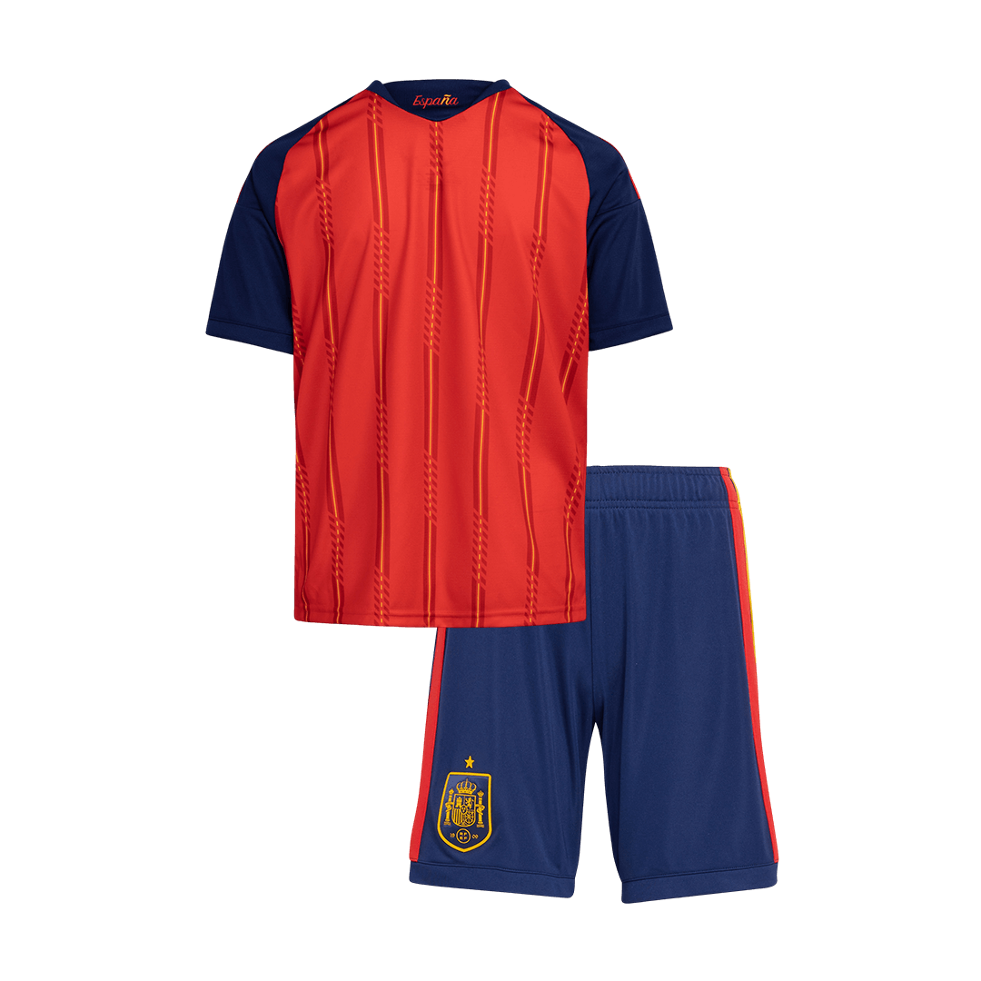 Kinder Spanje Thuis Tenue 2026 - achterkant