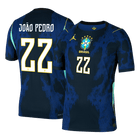 JOÃO PEDRO #22 Brazilië Spelersversie uitshirt WK Voetbal 2026 - slim fit