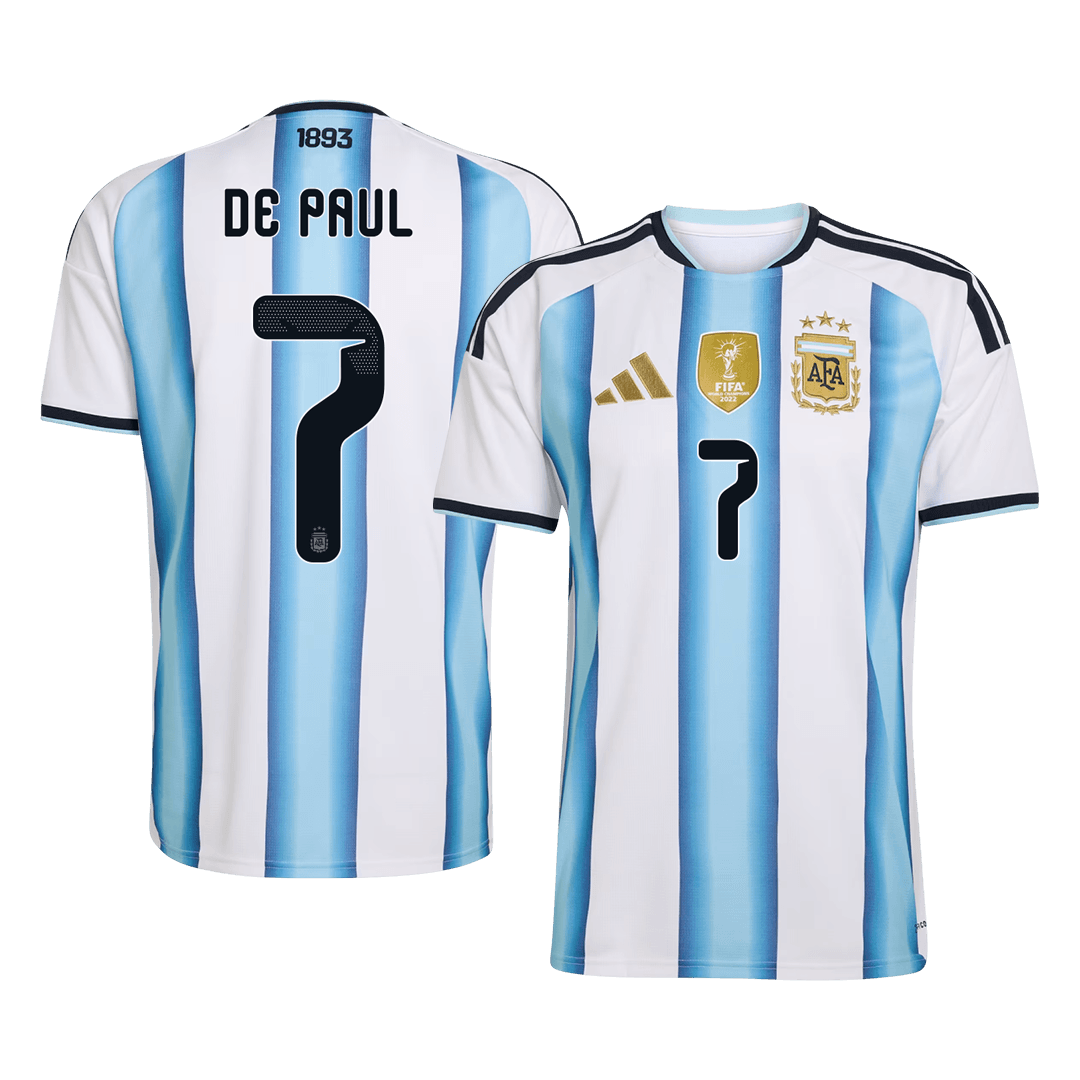 DE PAUL #7 Heren Argentinië thuisshirt 2026 [PREMIUM]