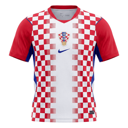Heren Kroatië Thuis Voetbalshirt WK Voetbal 2026 - voorkant